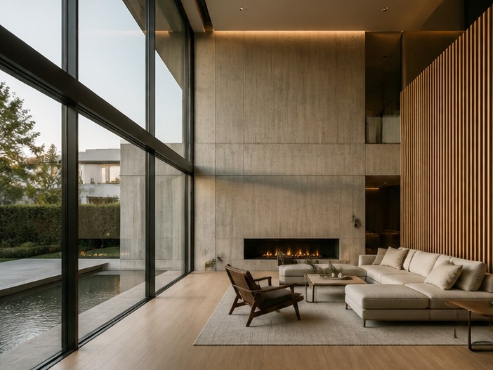 Living room facing the reach